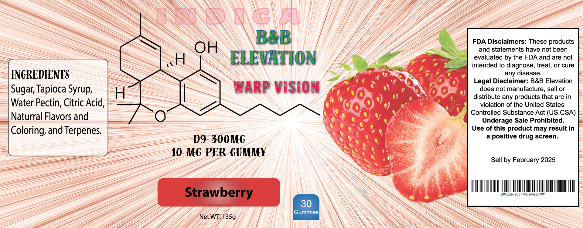 Warp Vision – Strawberry (Indica)